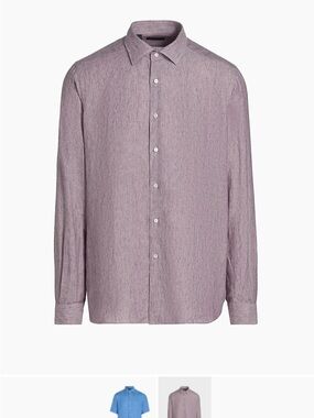100% Linen Saks 5th Ave Shirt